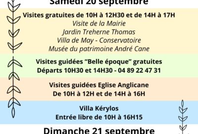 Journées Européennes du Patrimoine – Beaulieu-sur-Mer_Beaulieu-sur-Mer