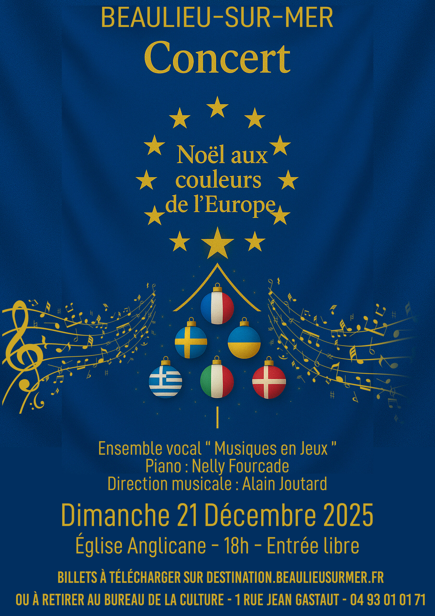 Chants de Noël " Nöel aux Couleurs de l'Europe "
