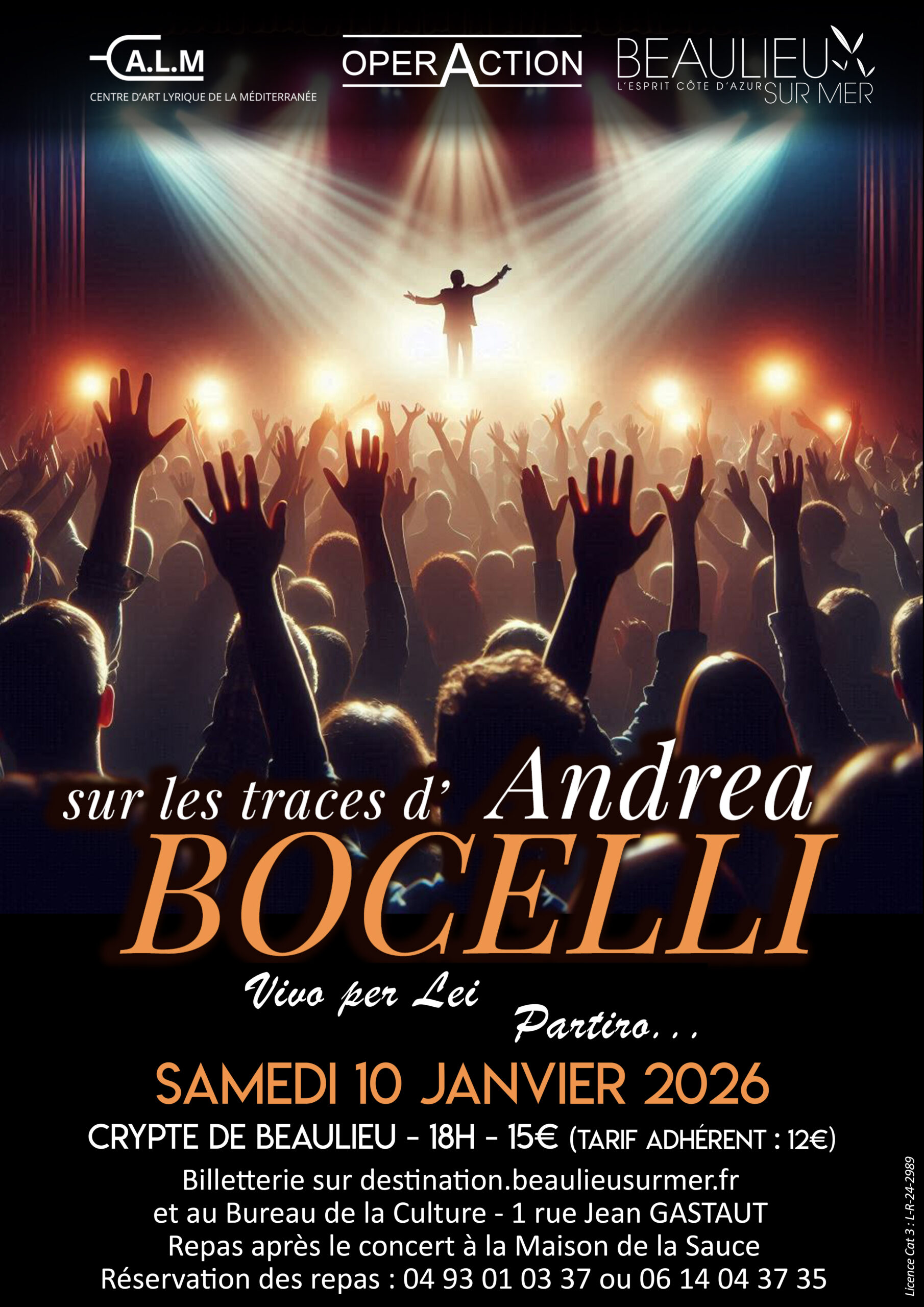 Sur les traces d'Andrea BOCELLI