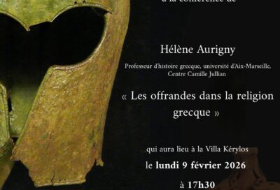 Conférence « Les offrandes dans la religion grecque » – Villa Kérylos_Beaulieu-sur-Mer