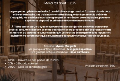 Concert exceptionnel des Lyristes_Beaulieu-sur-Mer